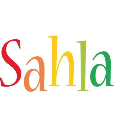 Sahla birthday logo