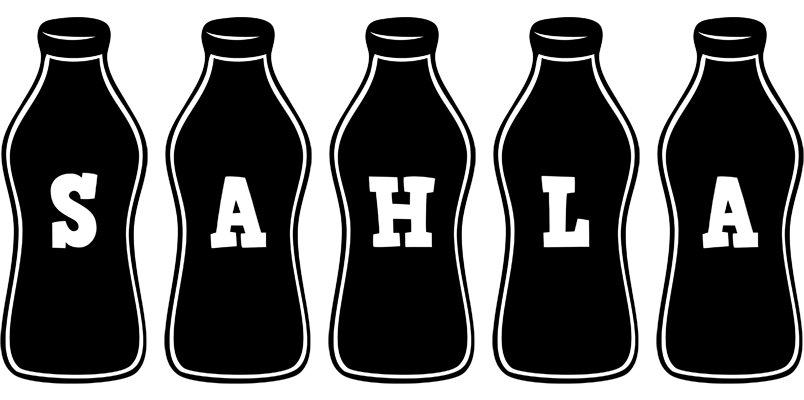 Sahla bottle logo
