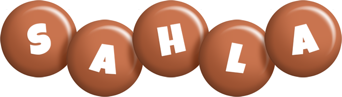 Sahla candy-brown logo