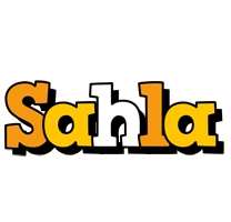 Sahla cartoon logo