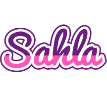 Sahla cheerful logo