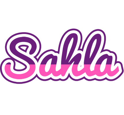 Sahla cheerful logo