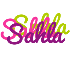 Sahla flowers logo