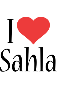 Sahla i-love logo