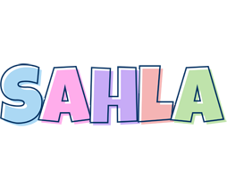 Sahla pastel logo