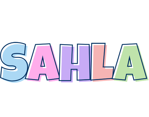 Sahla pastel logo