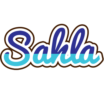 Sahla raining logo