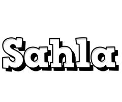 Sahla snowing logo