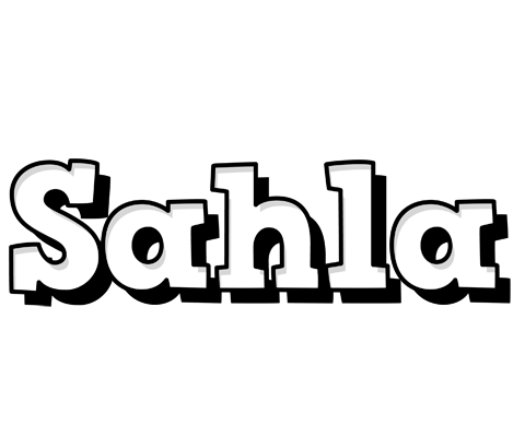 Sahla snowing logo