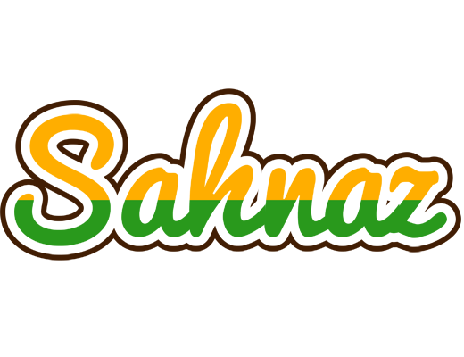 Sahnaz banana logo