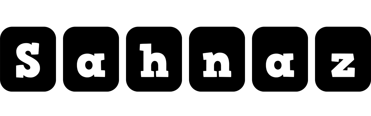 Sahnaz box logo