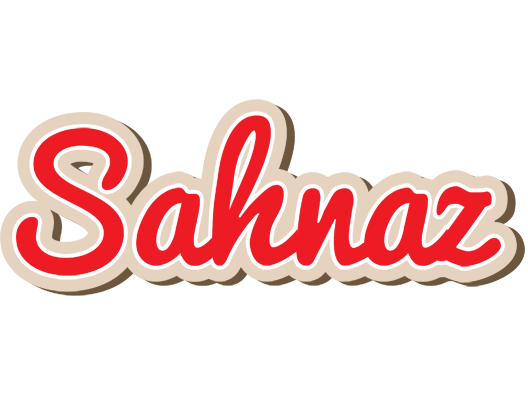 Sahnaz chocolate logo