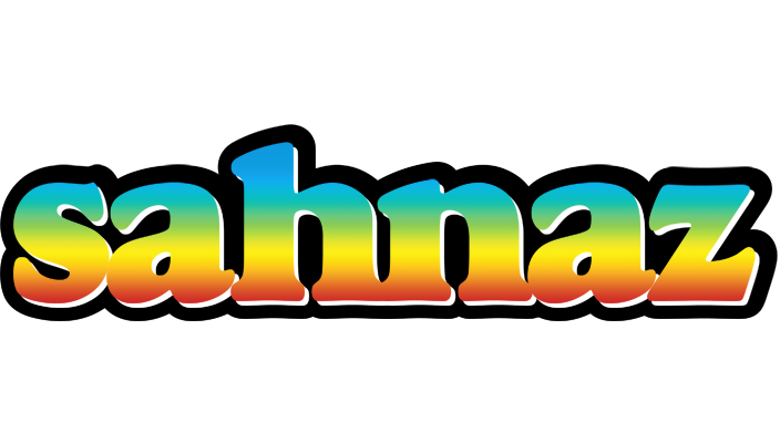 Sahnaz color logo