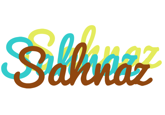 Sahnaz cupcake logo