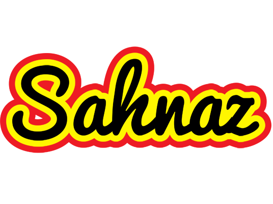 Sahnaz flaming logo