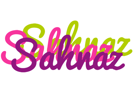 Sahnaz flowers logo