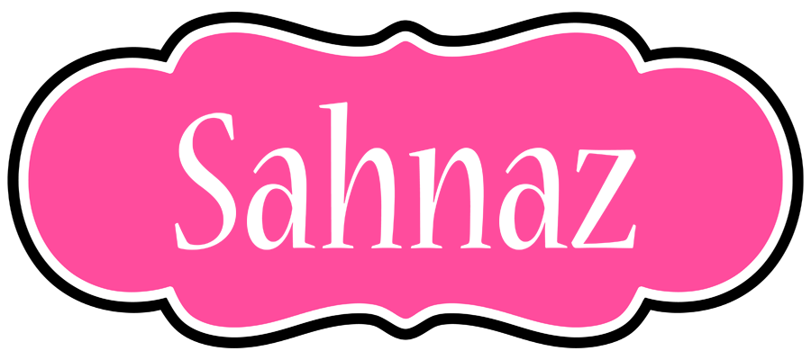 Sahnaz invitation logo