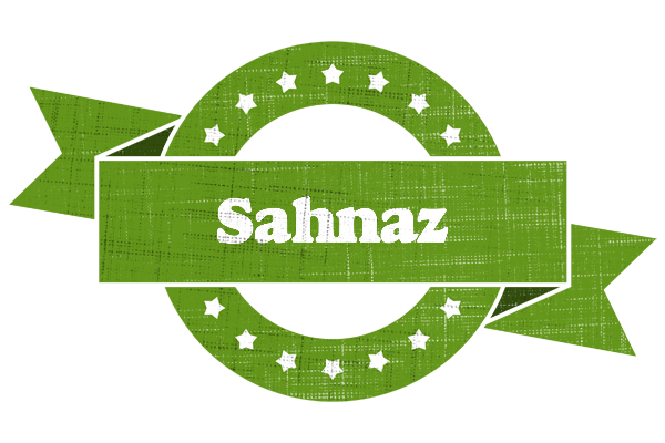 Sahnaz natural logo