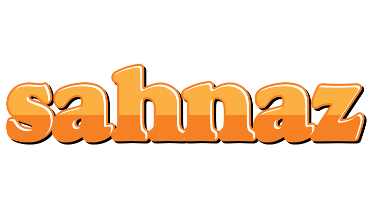 Sahnaz orange logo