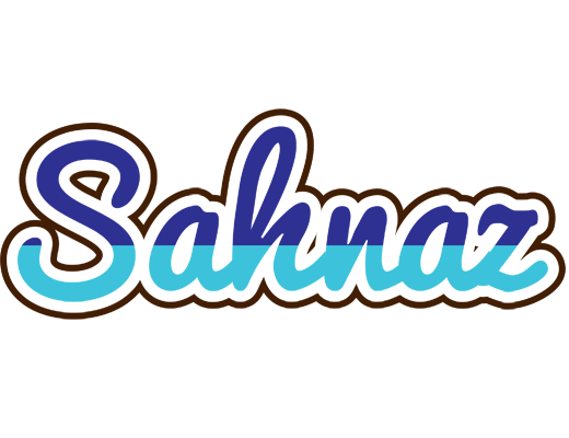 Sahnaz raining logo