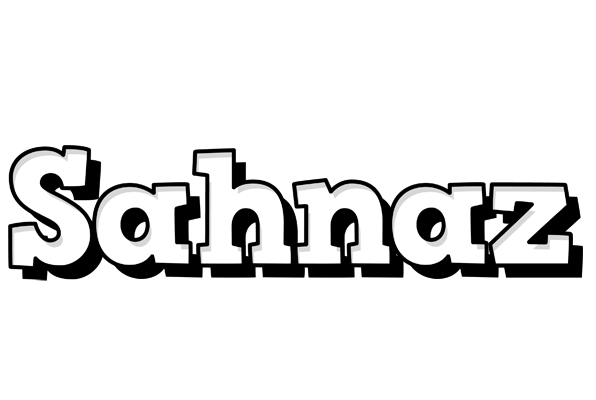 Sahnaz snowing logo