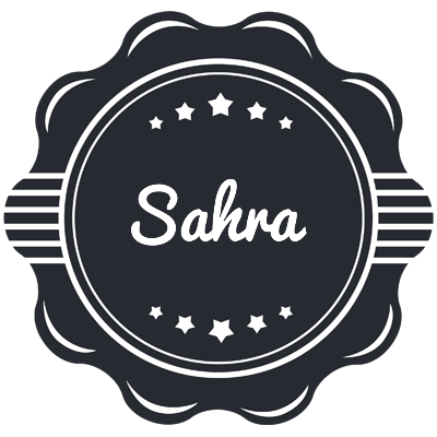Sahra badge logo