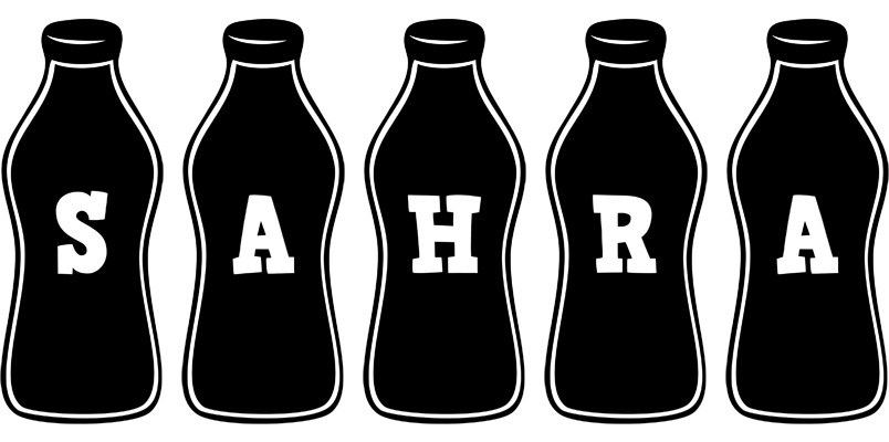 Sahra bottle logo