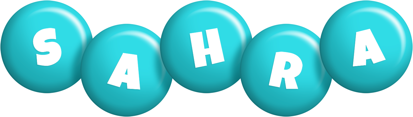 Sahra candy-azur logo