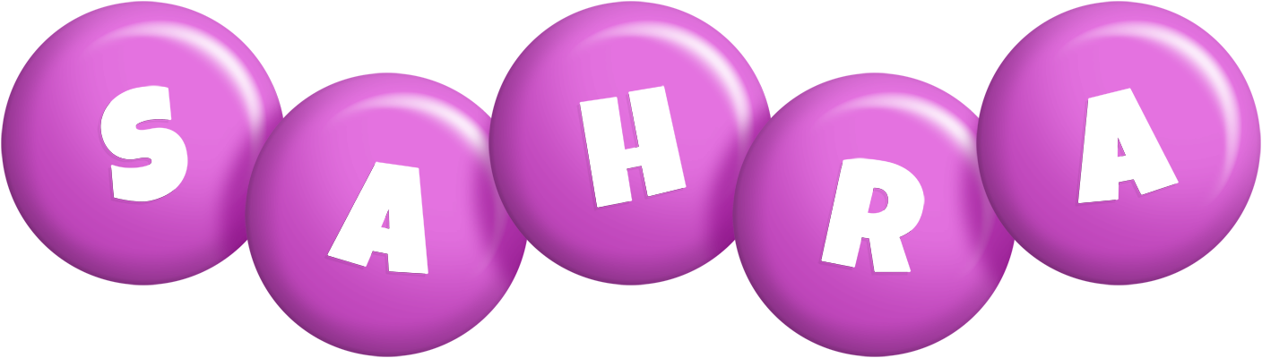 Sahra candy-purple logo