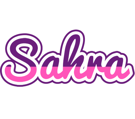 Sahra cheerful logo