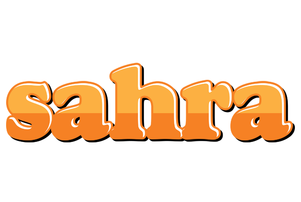 Sahra orange logo