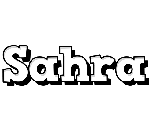 Sahra snowing logo