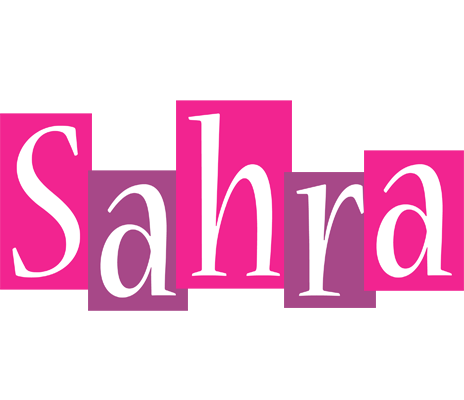 Sahra whine logo