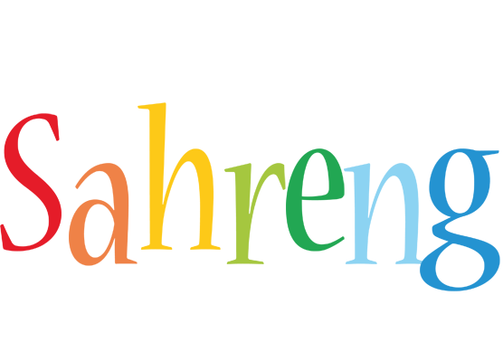 Sahreng birthday logo