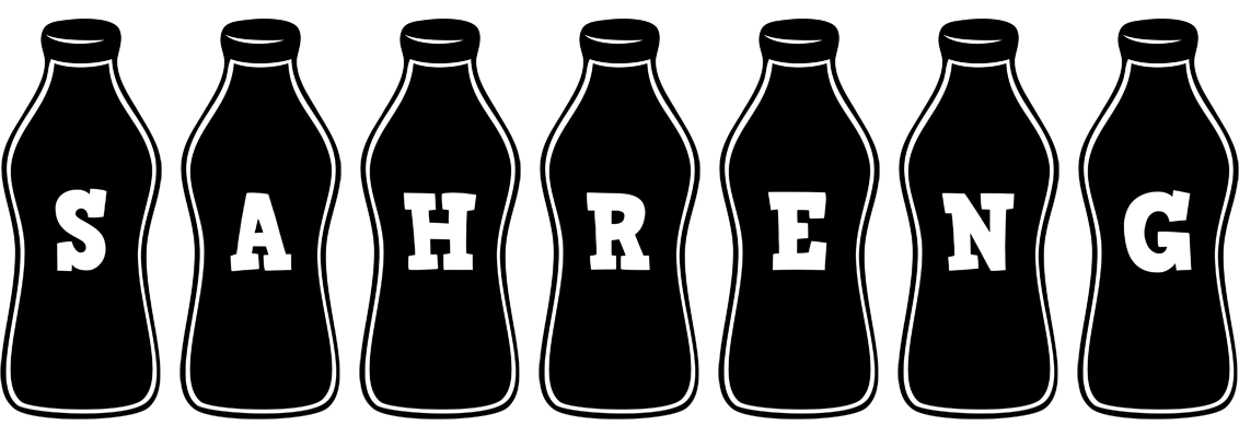 Sahreng bottle logo