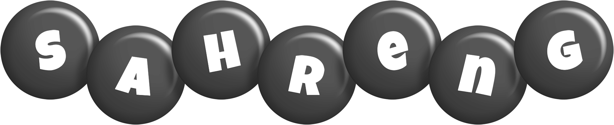 Sahreng candy-black logo