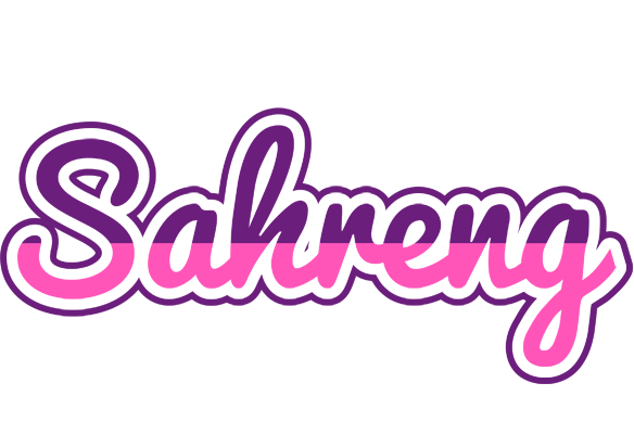 Sahreng cheerful logo