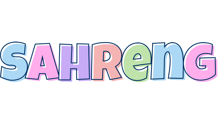 Sahreng pastel logo