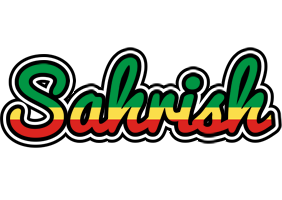 Sahrish african logo