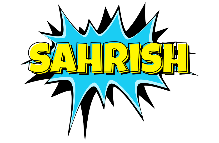 Sahrish amazing logo