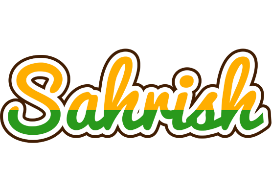 Sahrish banana logo