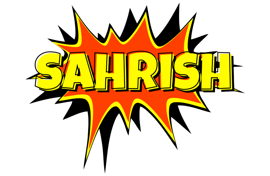 Sahrish bazinga logo
