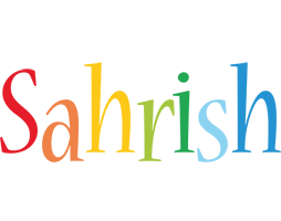 Sahrish birthday logo