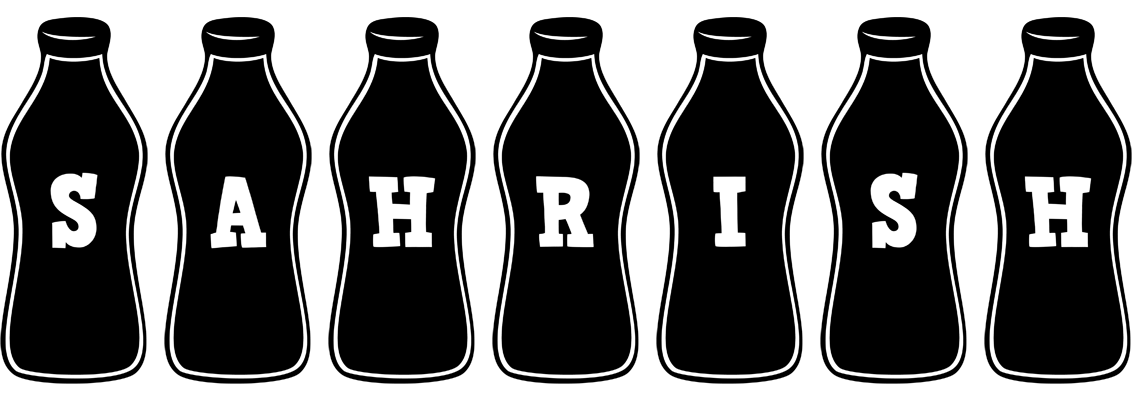 Sahrish bottle logo