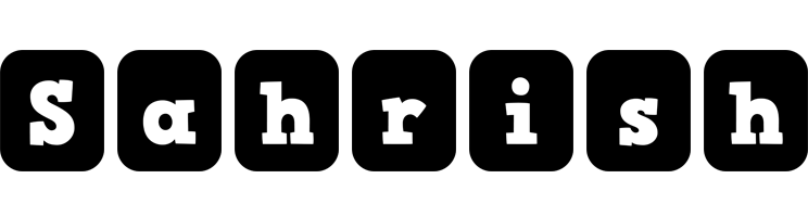 Sahrish box logo
