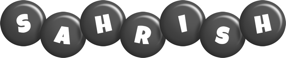 Sahrish candy-black logo
