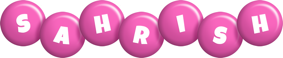 Sahrish candy-pink logo