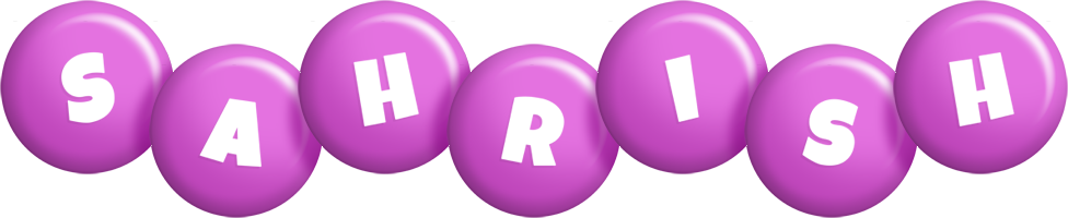 Sahrish candy-purple logo