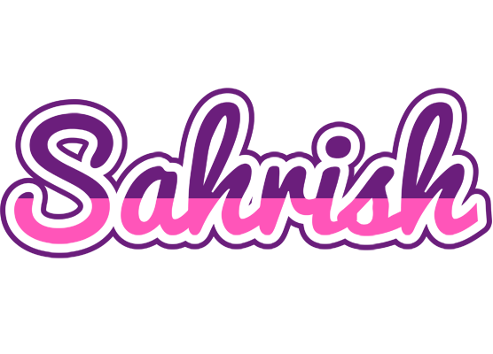 Sahrish cheerful logo
