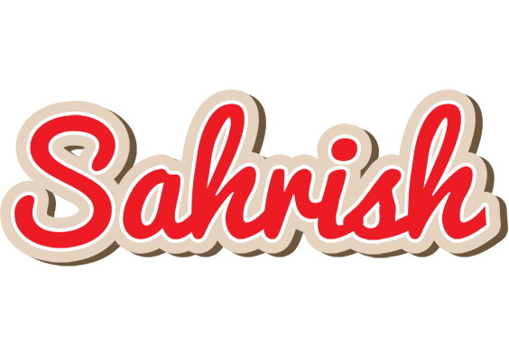 Sahrish chocolate logo